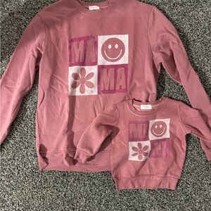 Mama and Mini Sweatshirt Set